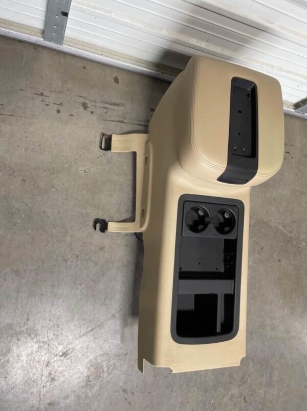 2007-2013 Chevrolet Silverado GMC Sierra Tan LT2 Center Console OEM Used (Excellent Condition) - Image 2