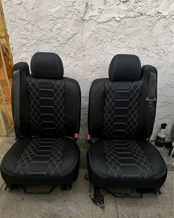 1999-2006 Chevy Silverado/GMC Sierra Black Leather Seats Freshly Reupholstered
