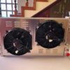 Chevrolet C1500 radiator 1988 to 1998 3 rows aluminum with electric fans