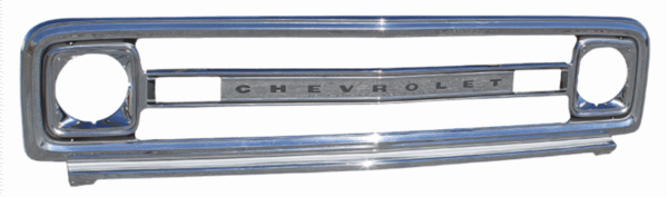 Grille Shell w/ Chevrolet Letters - Pickup Blazer Suburban - Image 2
