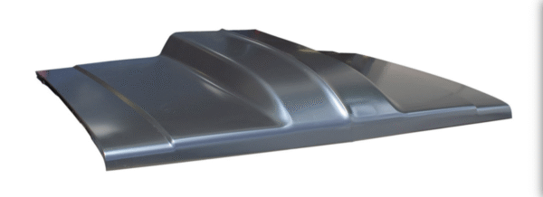 1981-1987 Chevy & Gmc Truck Non Functional Cowl Induction Hood 4 Inch Rise - Image 3
