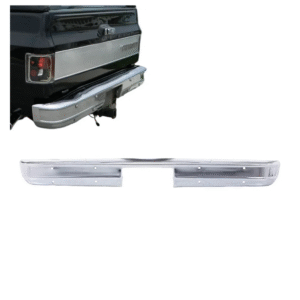 Replacement Parts Rear Bumper Face Bar Chromed Compatible With Chevrolet Compatible With GMC Blazer C10 C20 C30 K10 K20 K30 Suburban 1973-1980 C/K Pickup Truck
