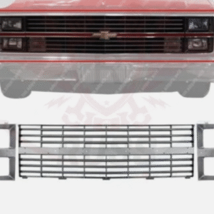 New Front Grille + Headlight Bezels Fits 1983-1984 Chevrolet C/K Series Pickup