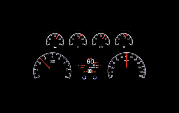 DAKOTA DIGITAL HDX GAUGES - 88-94 GM TRUCK - Image 4