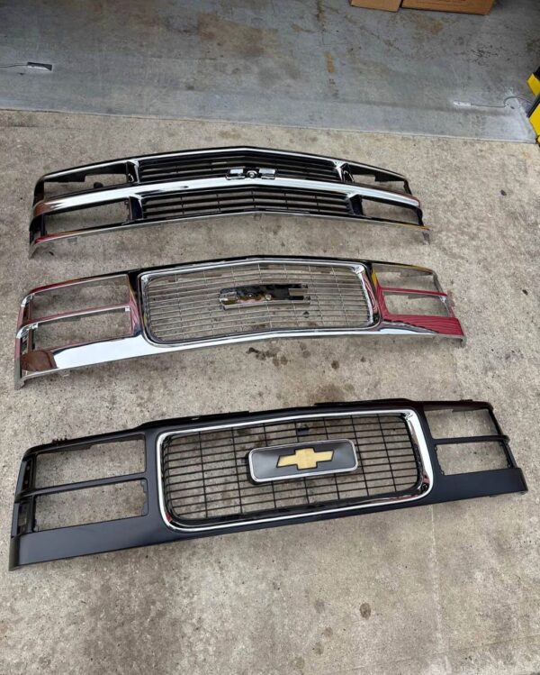 1988–1998 Chevy Silverado & GMC Sierra Grilles – OEM Fitment for OBS C/K Trucks