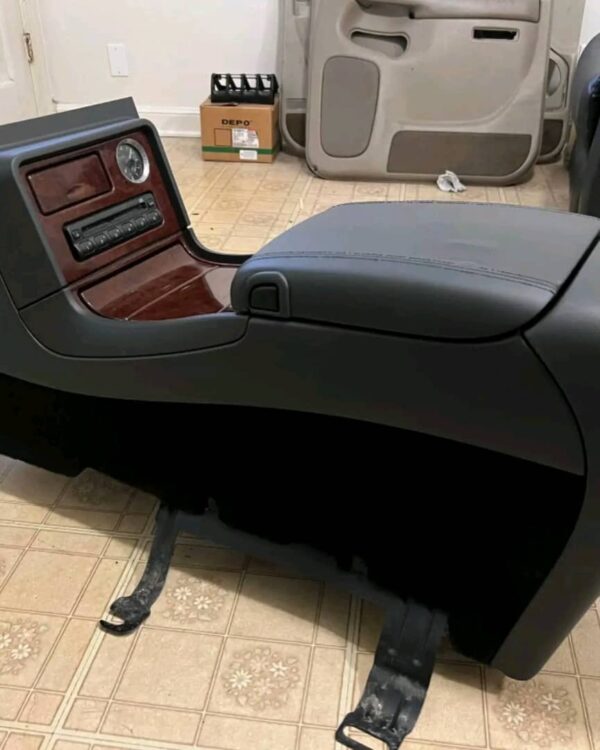 OEM Cadillac Escalade Center Console – Color Matched Very Dark Pewter for 1999–2006 Chevy & GMC Trucks - Image 2