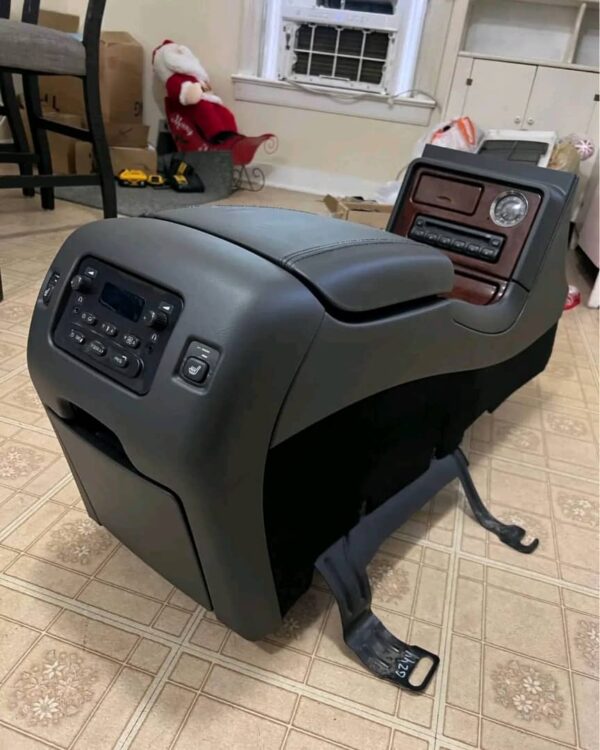 OEM Cadillac Escalade Center Console – Color Matched Very Dark Pewter for 1999–2006 Chevy & GMC Trucks