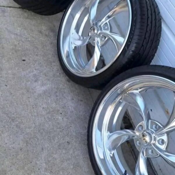 Billet Specialties SLC75 Staggered 22" Wheels w/ Lexani Tires – 5x5 / 5x127 Chevy Fitment - Image 2
