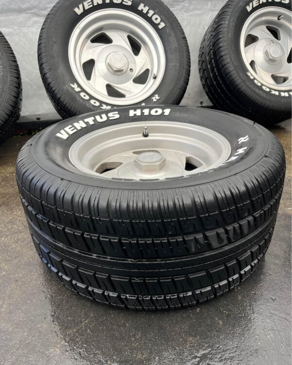 15x8 Wheels with 295/50R15 Tires Fits Chevy C10 & OBS Trucks Street/Strip Ready - Image 4