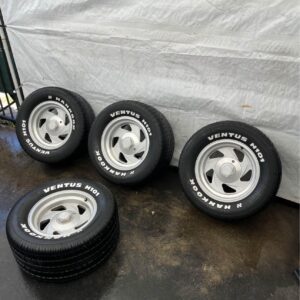 15x8 Wheels with 295/50R15 Tires Fits Chevy C10 & OBS Trucks Street/Strip Ready