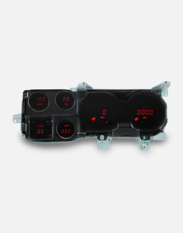 1973-1987 Chevy Truck Digital Dash Panel Red LED Gauges - Image 2