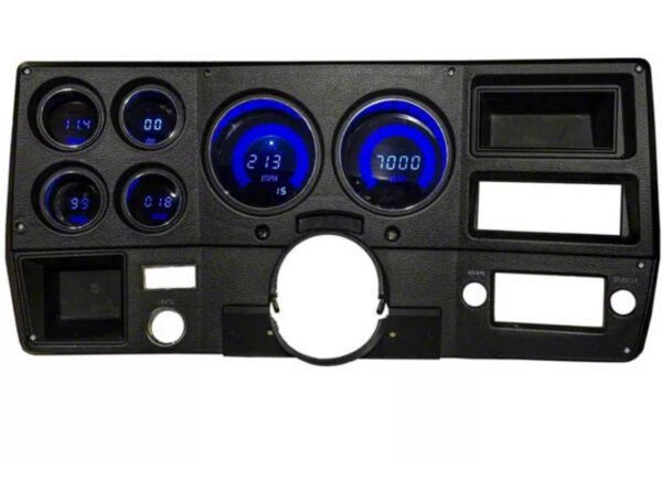 1973-1987 Chevy Truck Digital Dash Panel Red LED Gauges - Image 3