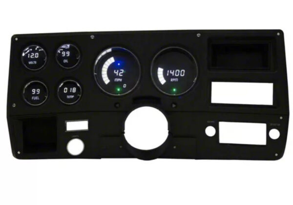 1973-1987 Chevy Truck Digital Dash Panel Red LED Gauges - Image 4