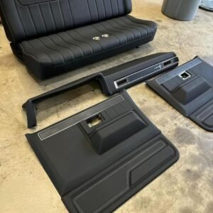 ⸻  C10 1984–1997 Custom Interior Package – Bench Seat & Wrapped Panels