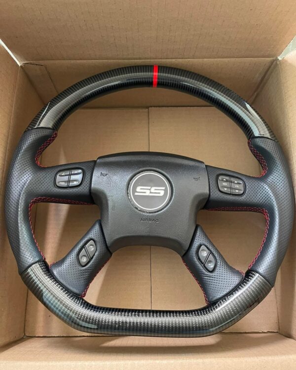99-06 Chevy Silverado SS Clone Carbon Fiber Steering Wheel Sport Upgrade