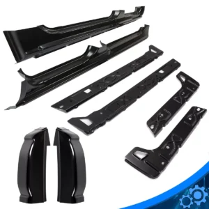 Rocker Panel Inner Rockers Cab Corner Kit fits 99-07 Chevy Silverado GMC 2 Door