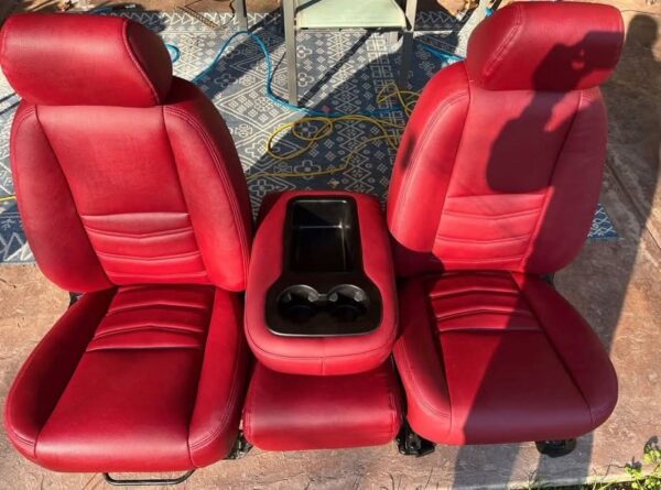 2007-2013 Chevy Truck Seats New Upholstery, Driver Side Power, Passenger Side Manual