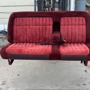 Red Velour 60/40 Split Bench Seat for 1988-1994 Chevy Silverado & GMC Sierra Trucks