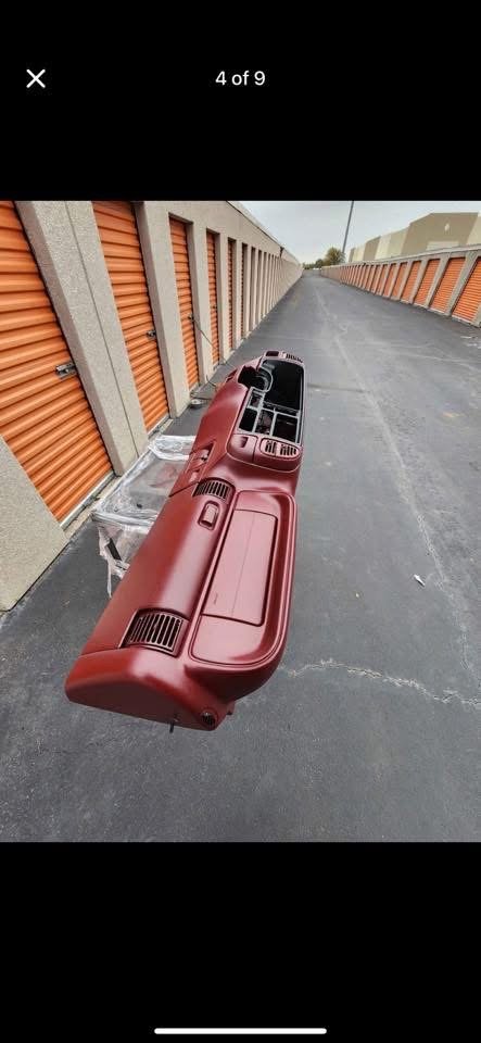 Burgundy/Maroon Dashboard for 1997-2000 OBS Chevrolet & GMC Trucks – $400 - Image 2