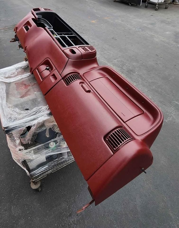 Burgundy/Maroon Dashboard for 1997-2000 OBS Chevrolet & GMC Trucks – $400