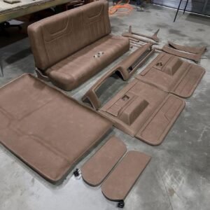 C10 1984–1997 Custom Interior Package – Bench Seat, Wrapped Panels, Headliner & Trim