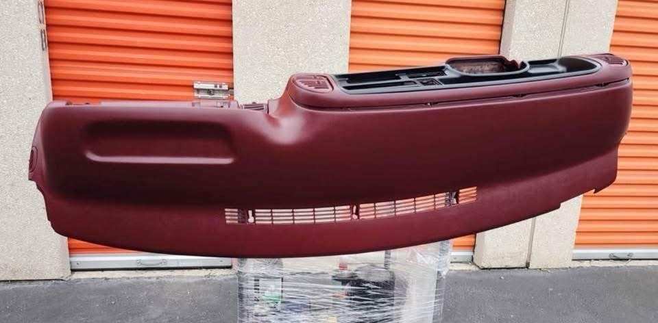 Burgundy/Maroon Dashboard for 1997-2000 OBS Chevrolet & GMC Trucks – $400 - Image 3