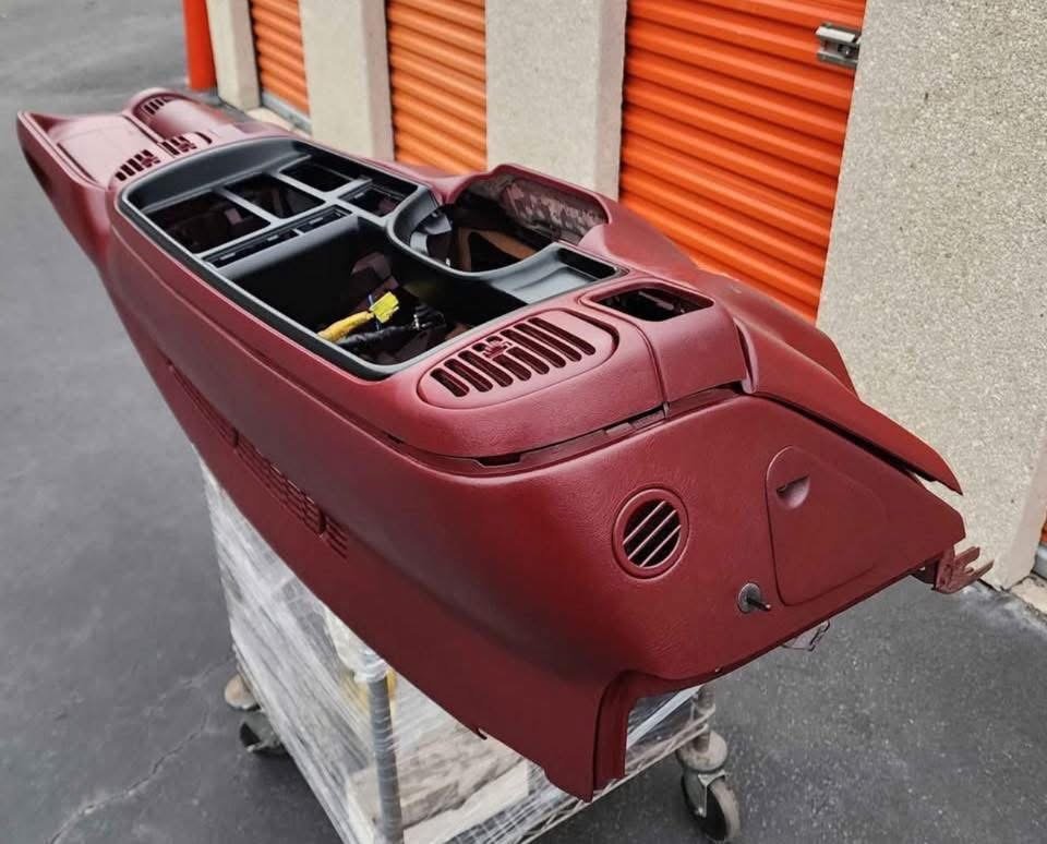 Burgundy/Maroon Dashboard for 1997-2000 OBS Chevrolet & GMC Trucks – $400 - Image 4