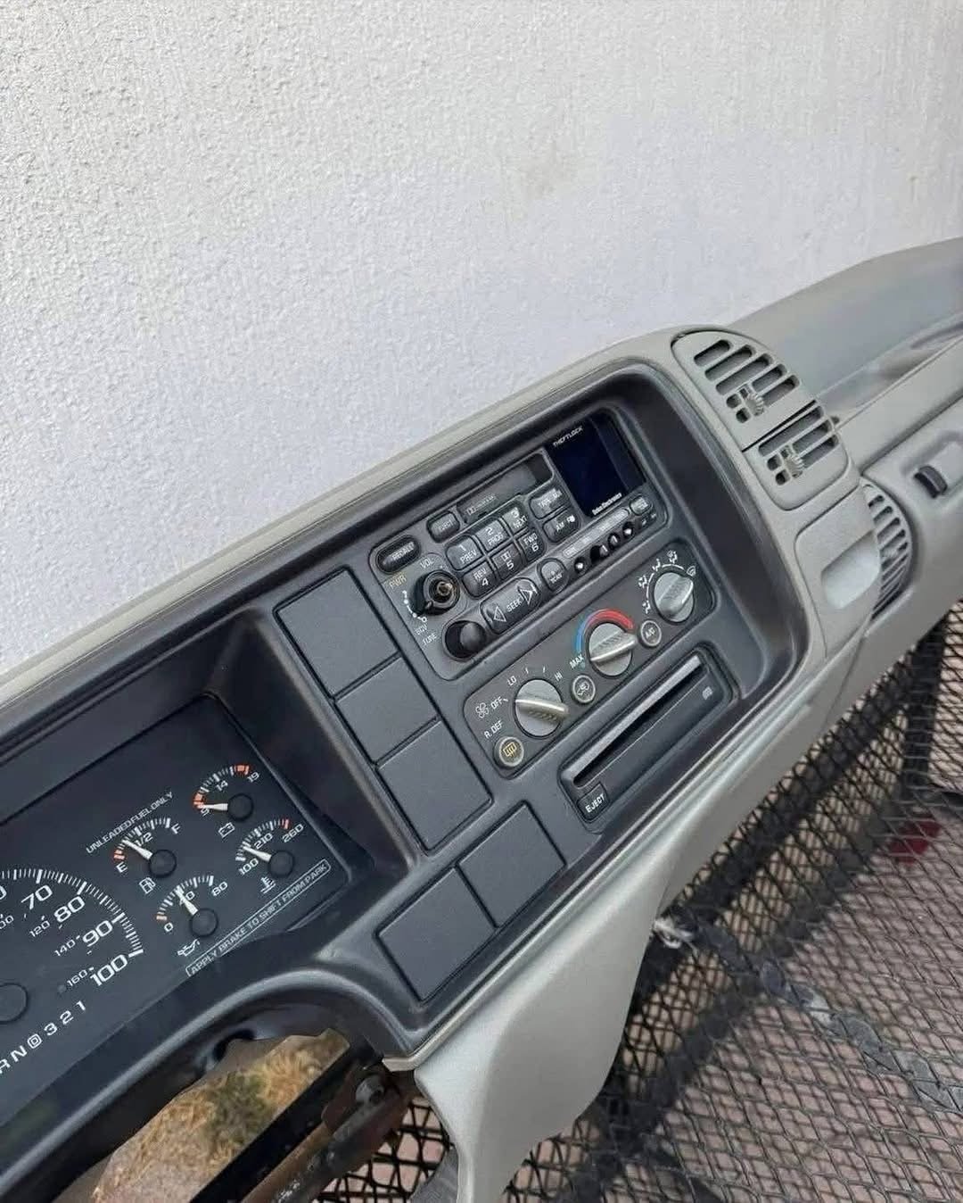 Grey Dashboard for 1995–1996 Chevrolet & GMC OBS Trucks and SUVs | OEM Style Replacement