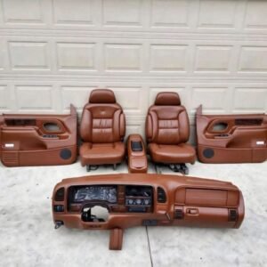 1995-1998 Chevy Silverado & GMC Sierra Complete Brown Leather Interior Kit