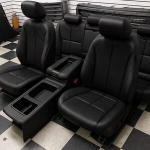 2019-2025 GMC Sierra Denali / Chevy Silverado Premium Black Leather Interior Set